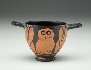Skyphos, Kr.e. 400-350 (piros alakzatú kerámia)